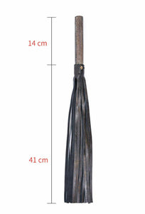 House Of Dasein Vintage Leather Real Wood Flogger Spanking Paddle Bdsm Impact Toy