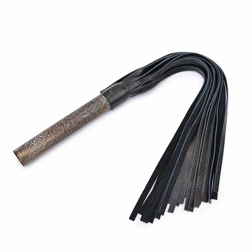 House Of Dasein Vintage Leather Real Wood Flogger Spanking Paddle Bdsm Impact Toy