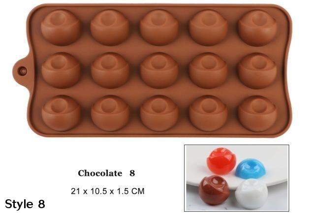 Silicone Chocolate Mold Non Stick Baking Tools Cake Decoration Supplies