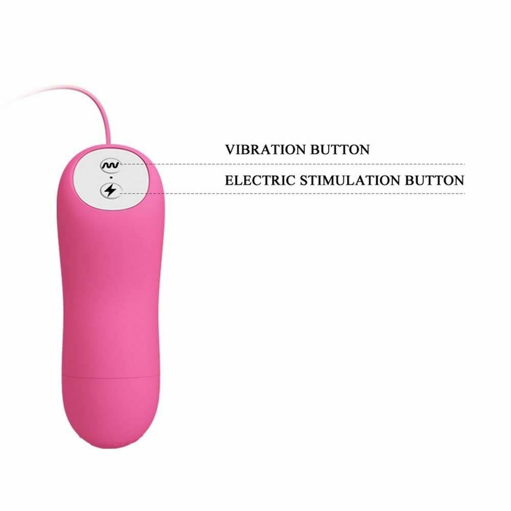 House Of Dasein Pink Electric Shock Nipple Clamps Vibrator Electro Sex Stimulation Bdsm