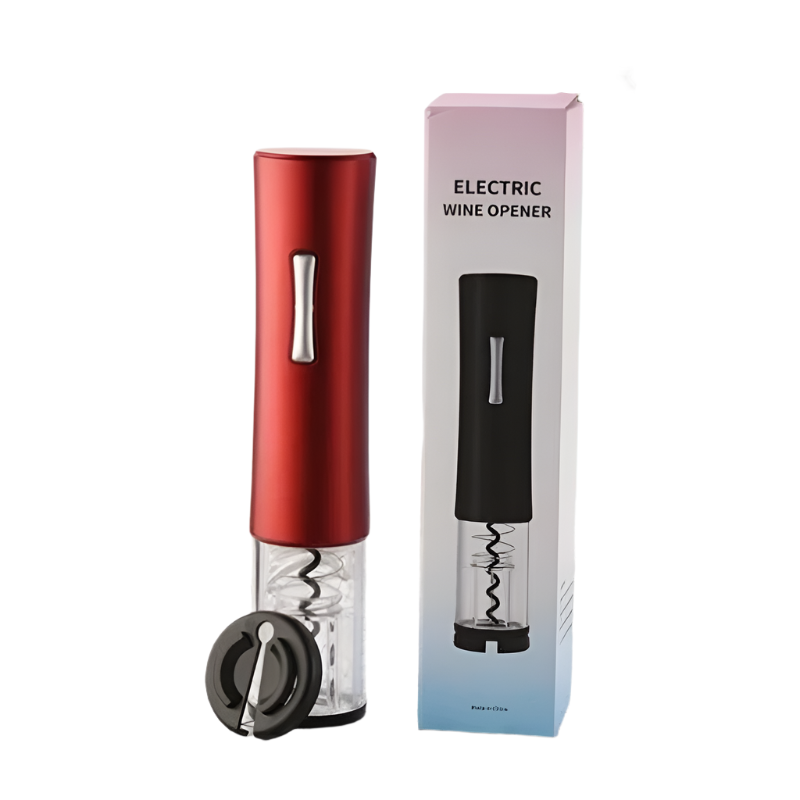 Electric Wine Opener Automatic Corkscrew Bottle Kit With Foil Cutter