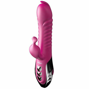 Heating Rabbit Vibrator With Flicking G Spot Stimulation Thrusting Orgasm