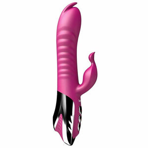 Heating Rabbit Vibrator With Flicking G Spot Stimulation Thrusting Orgasm