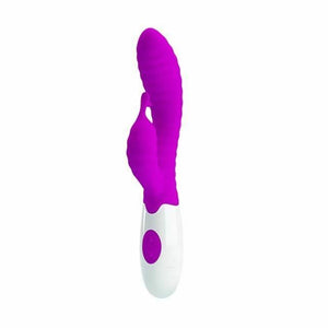 House Of Dasein Pretty Love Silicone Rabbit Vibrator Double Clitoris G Spot Stimulation Women