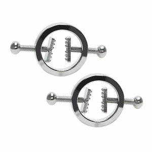 Adjustable Metal Nipple Clamps Breast Stimulator Slave Restraints Bondage Bdsm