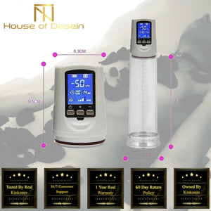 House Of Dasein Digital Display Electric Penis Enlarger Vacuum Pump Erection Assisting Device Men