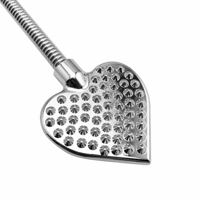 House Of Dasein Bendable Metal Heart Crop Bdsm Impact Play Spanking Fetish Sex Whip Paddle