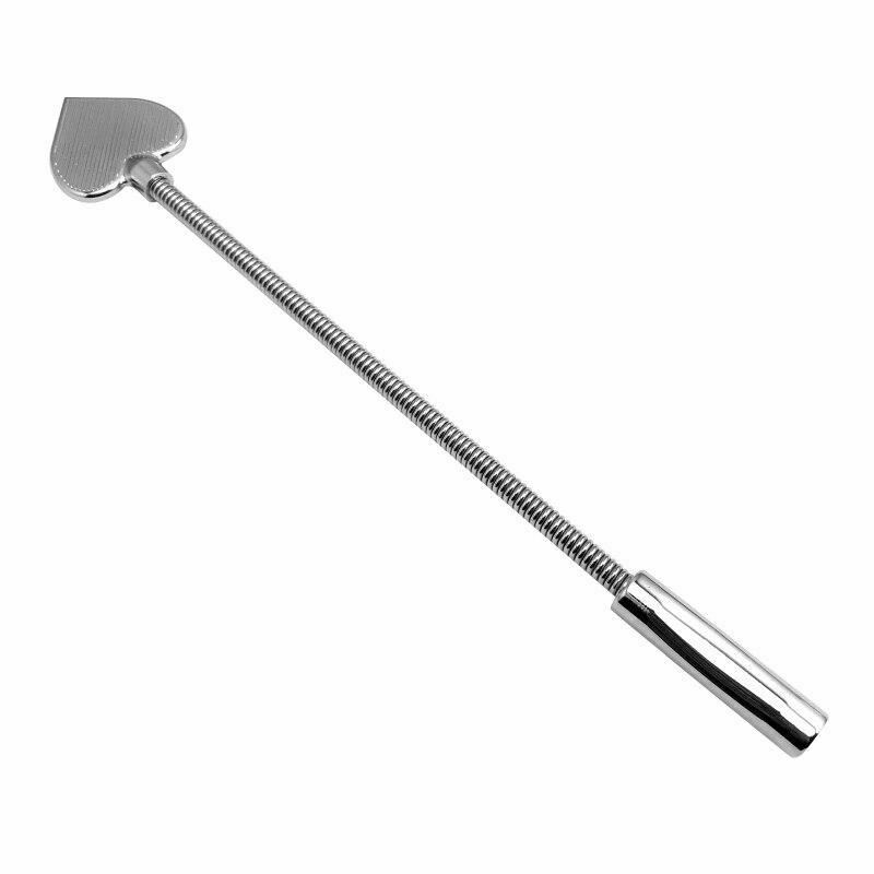House Of Dasein Bendable Metal Heart Crop Bdsm Impact Play Spanking Fetish Sex Whip Paddle