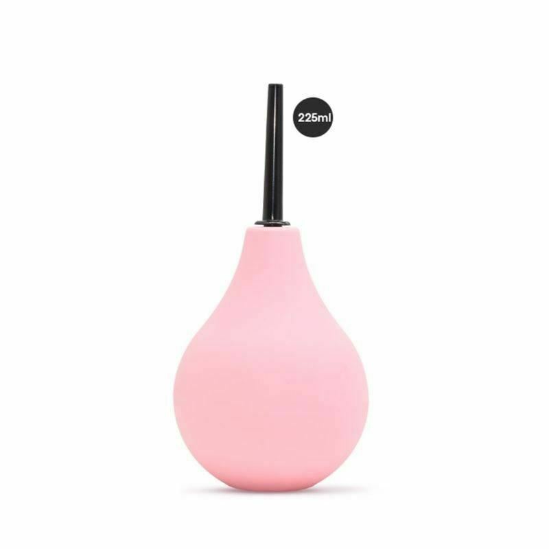 225Ml Pink Douche Enema Bulb Anal Cleaner Rectal Syringe Colon Cleaning