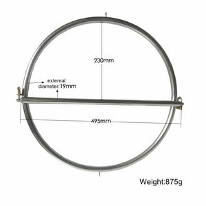 House Of Dasein Stainless Steel Bondage Ring Standing Walking Restraints Bdsm Kink Fetish