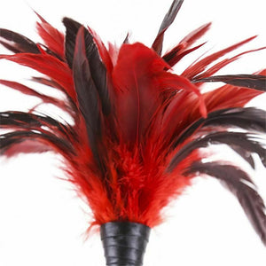 House Of Dasein Red Feather Clit Tickler Bdsm Erotic Sensual Play Kink Fetish Couples