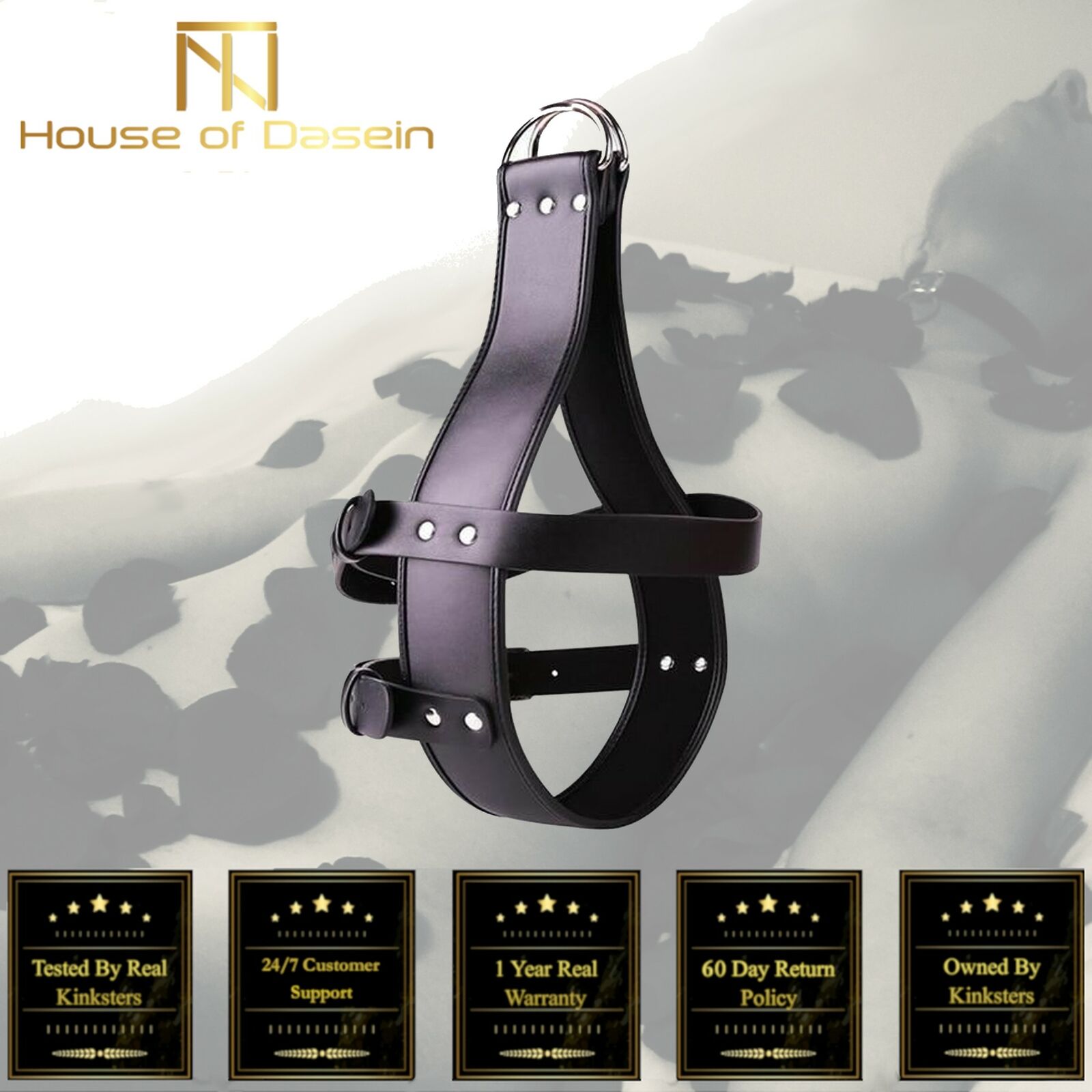 House Of Dasein Adjustable Head Harness Bondage Suspension Bdsm Restraints Play