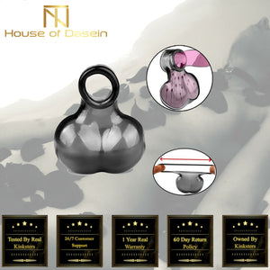 House Of Dasein Soft Cock Sleeve Silicone Ball Scrotum Bag Penis Ring