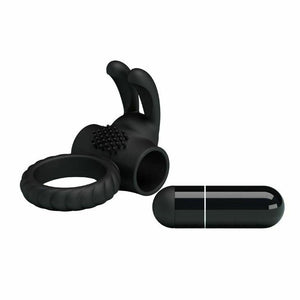 Pretty Love Vibrating Cock Rabbit Bullet Vibrator Penis Ring Men