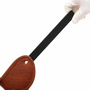 Brown Leather Blindfold Bdsm Bondage Restraints Sensory Deprivation Fetish