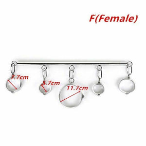 Metal Spreader Bar Cuffs Collar Bondage Restraint Kits Slave Shackles Set Bdsm