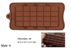 Silicone Chocolate Mold Non Stick Baking Tools Cake Decoration Supplies