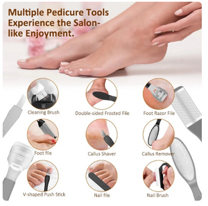 Professional Pedicure Electric Foot File Usb Rechargeable Digital Display 2