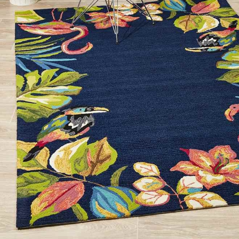 Copacabana 591 Navy By Rug Culture 280X190cm Rectangle