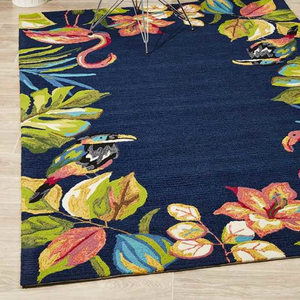 Copacabana 591 Navy By Rug Culture 280X190cm Rectangle