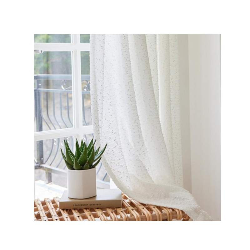 400Cm White Curtains Modern Luxury Retro Style Texture For Garden Decor