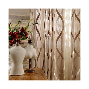 400 Centimetre Brown Modern Luxury Retro Style Curtains For Living Room Bedroom Decor