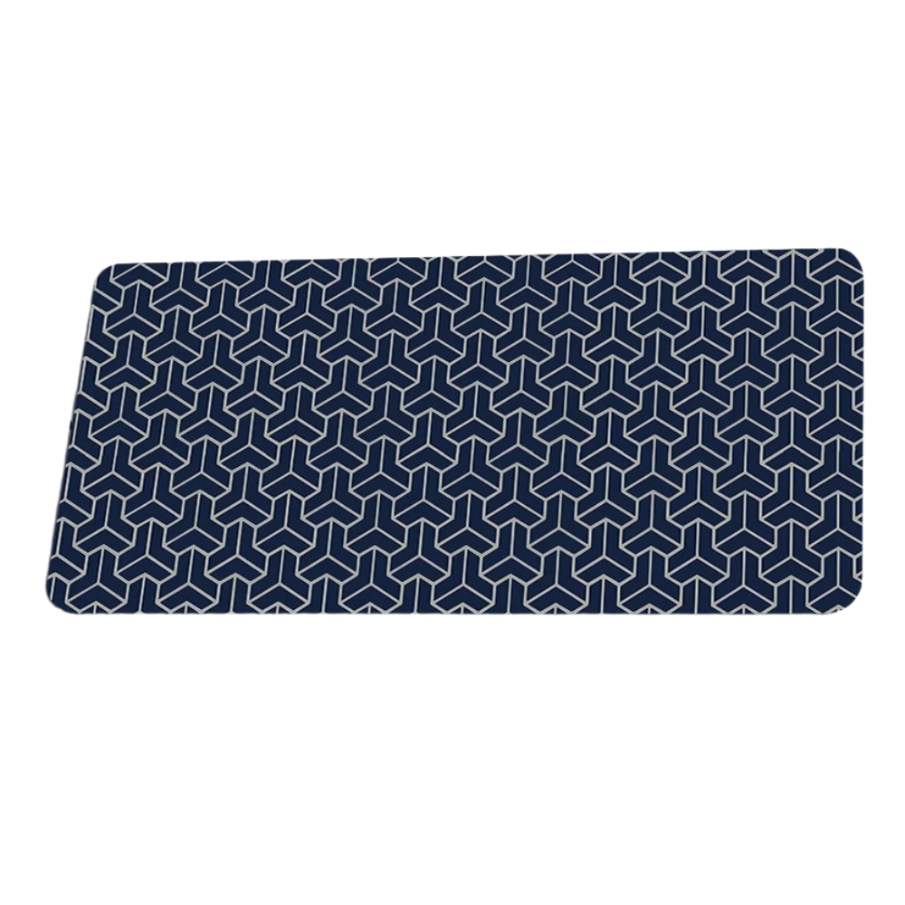 Mouse Pad Blue Gray 1000X500x3mm Minimalist Desk Gaming Laptop