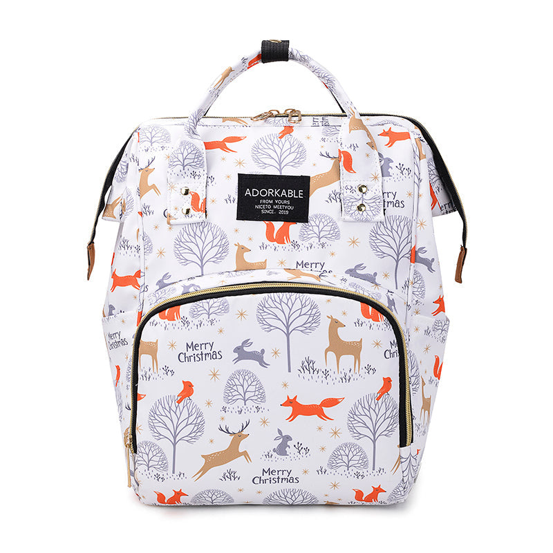 Cute Colourful Multifunctional Backpack Nappy Bag