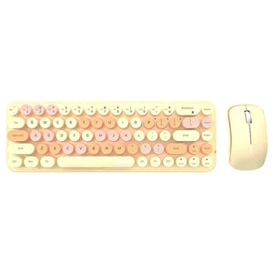 Bluetooth Keyboard And Mouse Combo Set Multi Device Compatible Soft Touch Keys