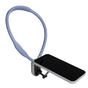 Silicone Mobile Phone Magnetic Neck Mount Quick Release Holder For All Phones