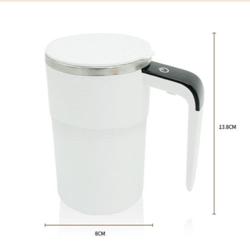 Electric Coffee Mug Usb Rechargeable Automatic Magnetic Cup Waterproof Stainless Steel