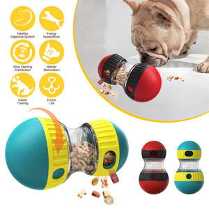 Food Dispensing Dog Toy Tumbler Interactive Feeding Puzzle For Pets