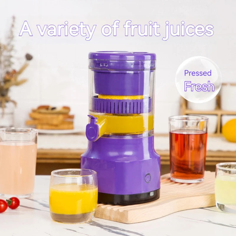 Electric Orange Juicer Lemon Squeezer Usb Rechargeable Citrus Machine Portable Blender