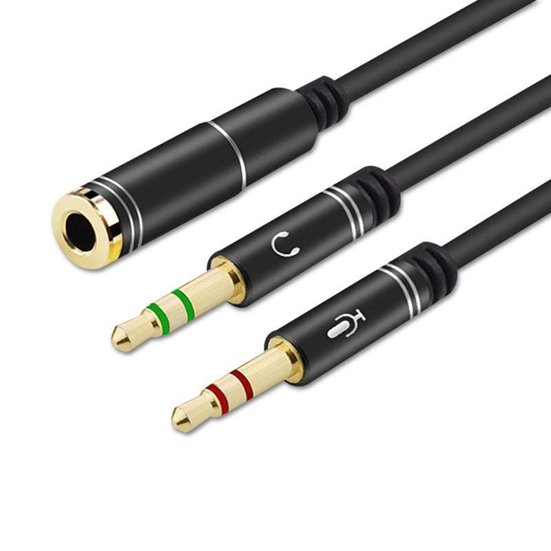 Audio Video Cables 3.5Mm Headphone Microphone Splitter Adapter