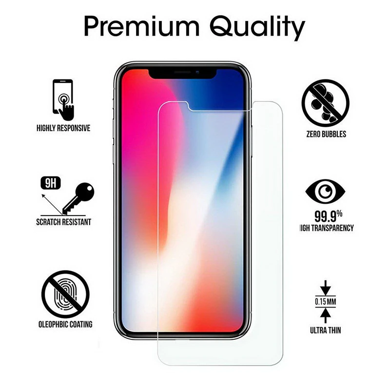 2Pcs High Definition Anti Scratch And Fingerprint Half Screen Tempered Film For Iphone12 12Pro 6.1