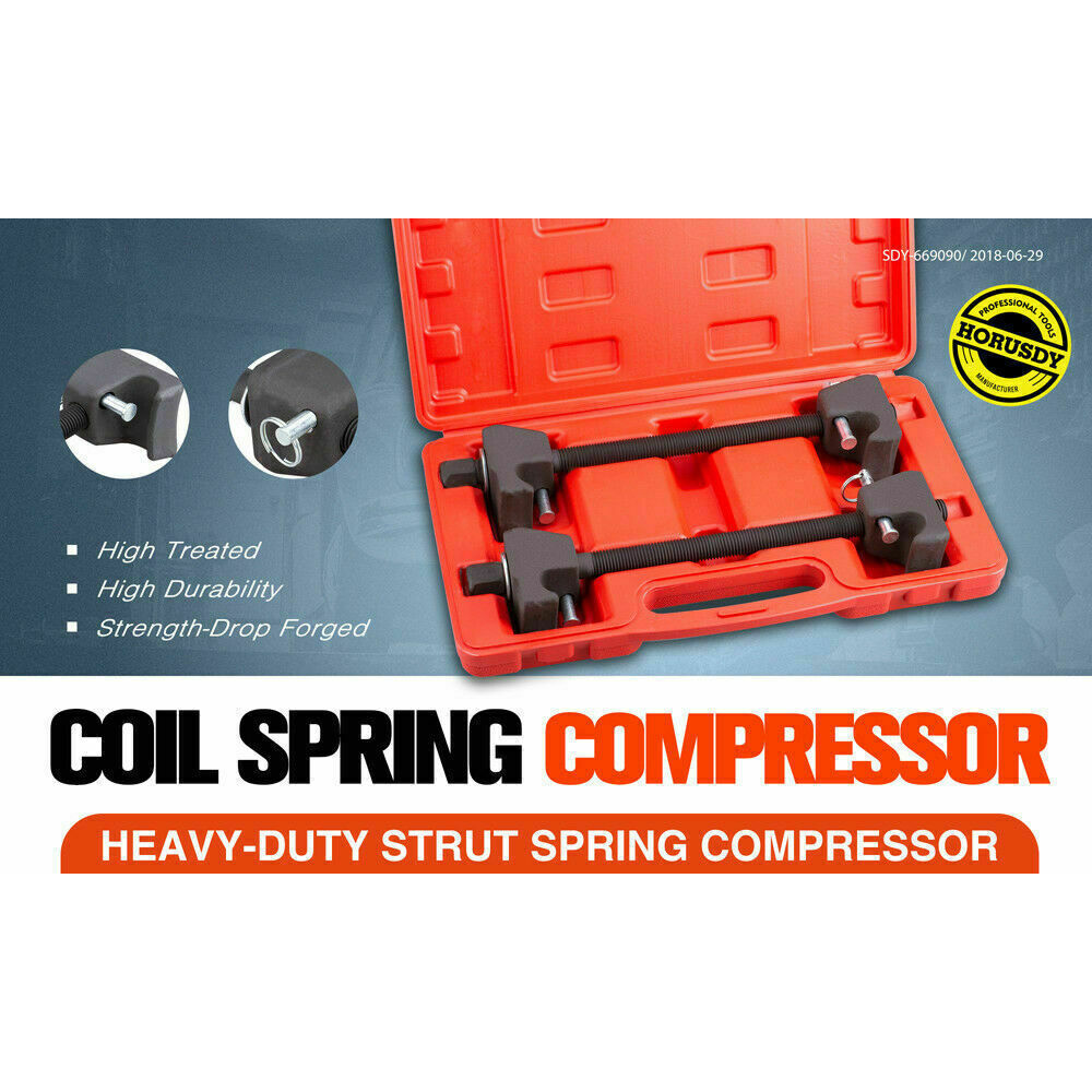 2Pc Heavy Duty Coil Spring Compressor Clamp Car Truck Shocker Struts Replace