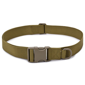 Combat Nylon Duty Tactical Sport Belt With Plastic Buckle Adjustable Hook Loop