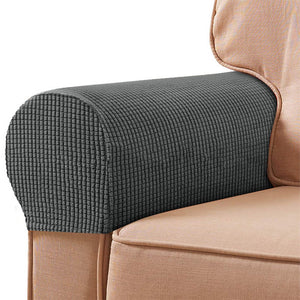 2 Pieces Removable Sofa Armrest Covers Stretch Chair Protectors Couch