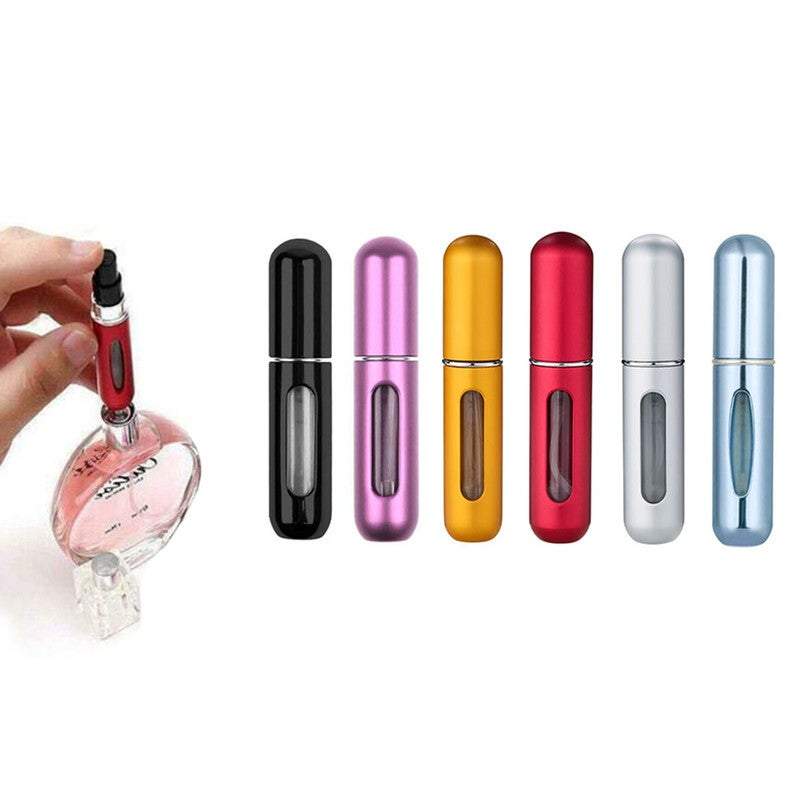 Travel Essentials 5Ml Perfume Atomiser Compact Bottles Portable Size Refill