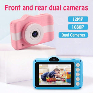 Action Cameras 3.5 Inch Mini Cute Digital For Kids 12Mp 1080Phd Photo Video