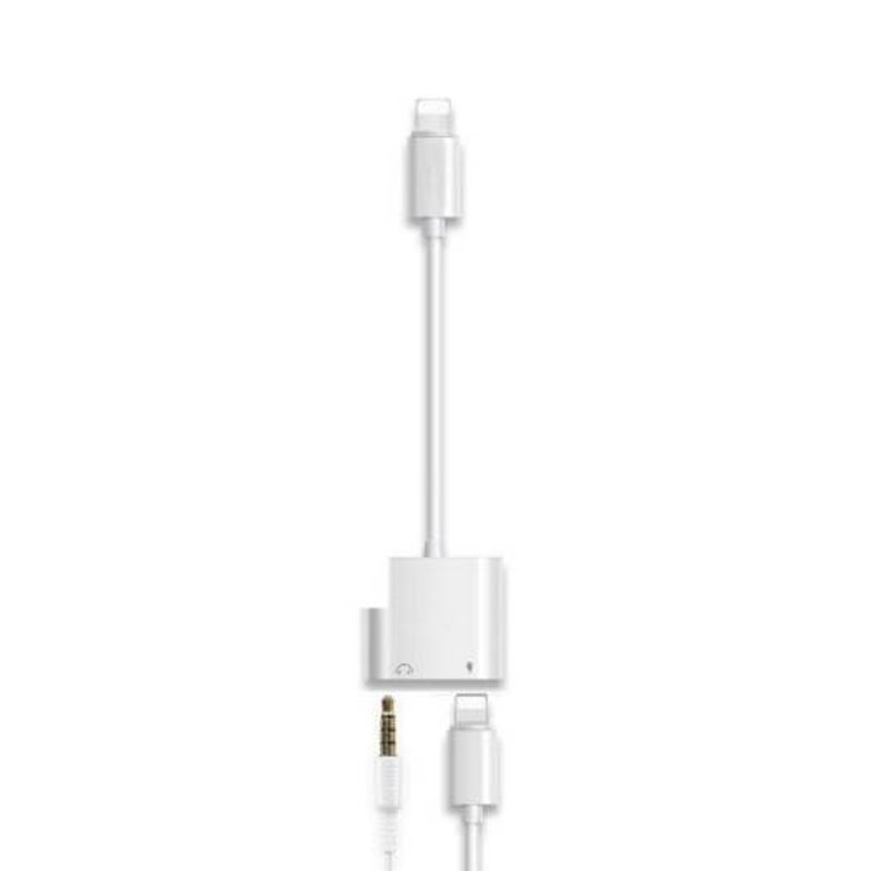 3.5Mm Aux Headphone Jack Audio Adapter For Iphone7 / Plus 8 8Plus X Xs Max Xr White