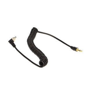 3.5Mm Flash Sync Cable Cord With Screw Lock To Male Pc For Canon Nikon Pixe