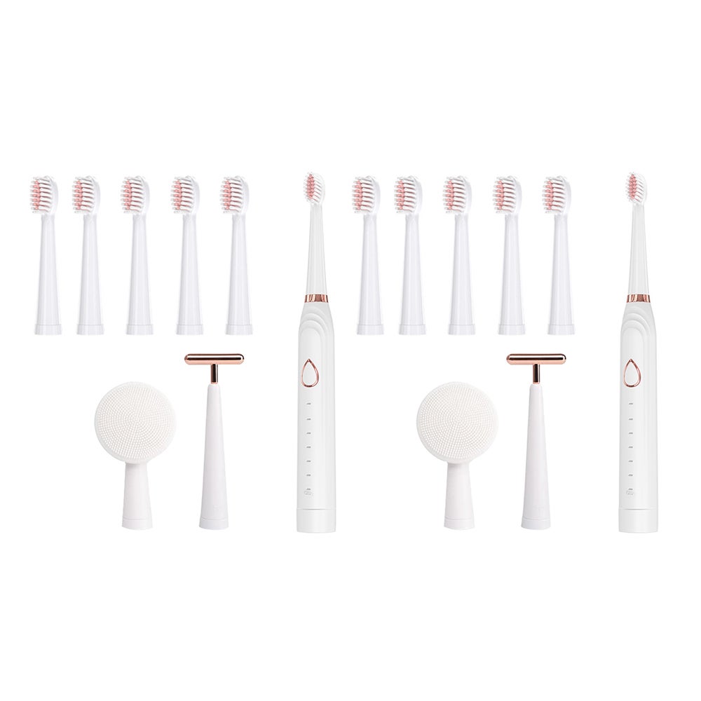 3 In 1 Multifunction Electric Smart Timer Sonic Cleaning Toothbrush For Dental Care