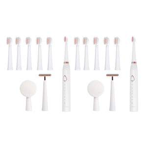 3 In 1 Multifunction Electric Smart Timer Sonic Cleaning Toothbrush For Dental Care