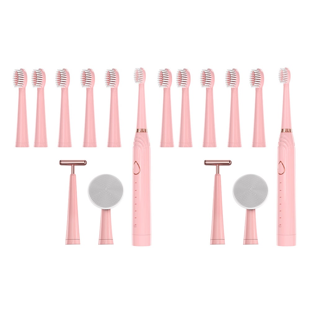 3 In 1 Multifunction Electric Smart Timer Sonic Cleaning Toothbrush For Dental Care