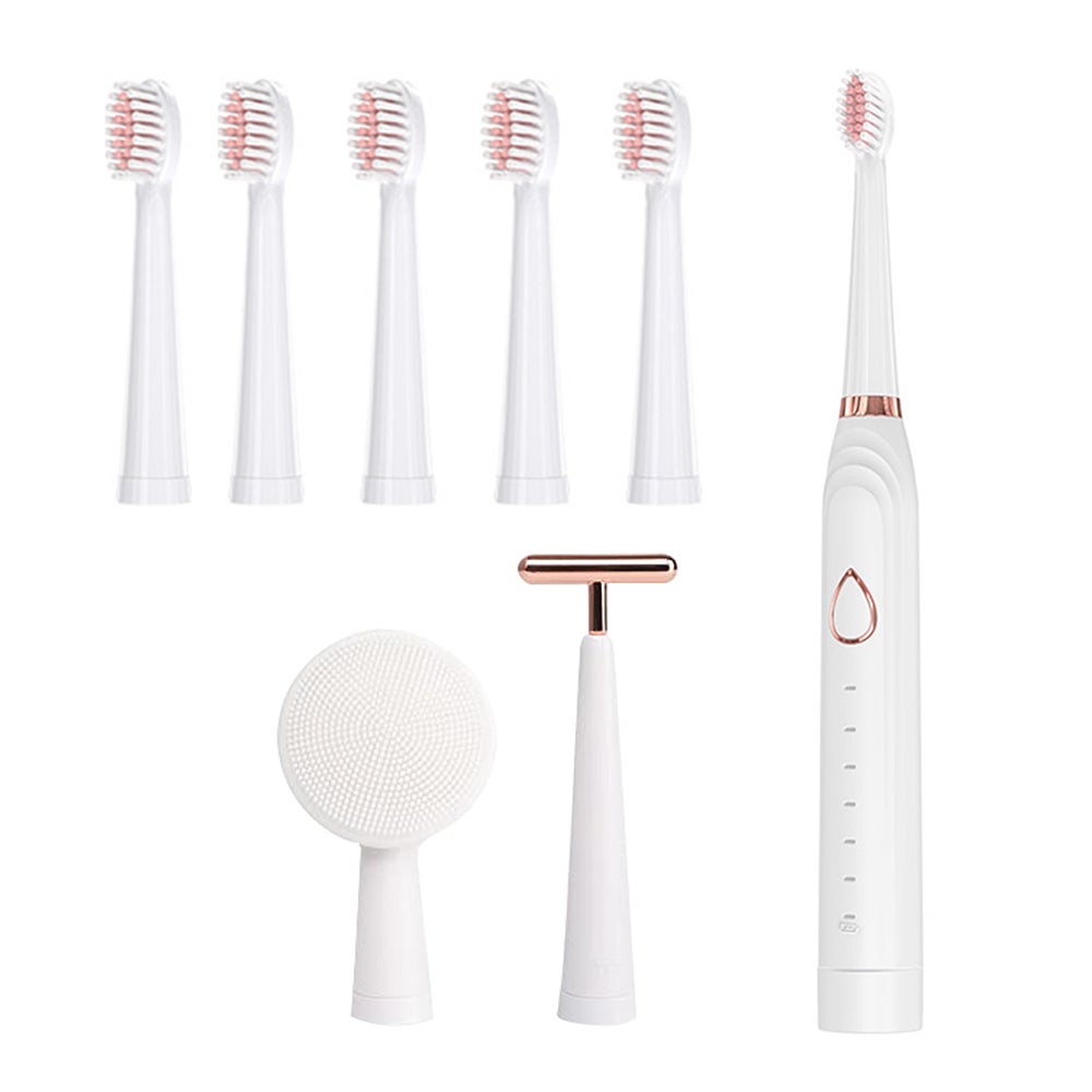 3 In 1 Multifunction Electric Smart Timer Sonic Cleaning Toothbrush For Dental Care