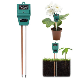 Gardening Tools 3 In 1 Soil Tester Square Head Moisture Light And Ph / Acidity