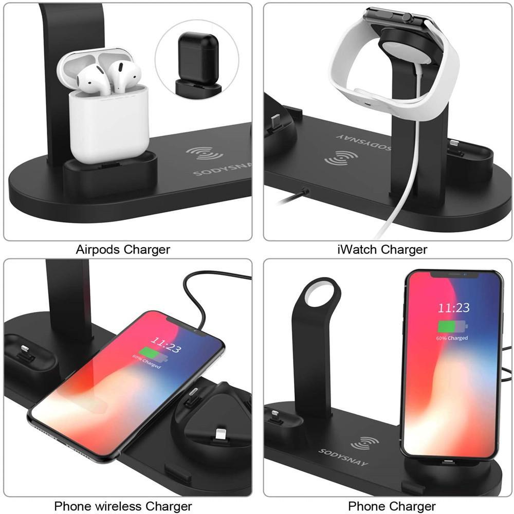 Charging Usb 3 In 1 Wireless Dock For Apple Watch And Airpods