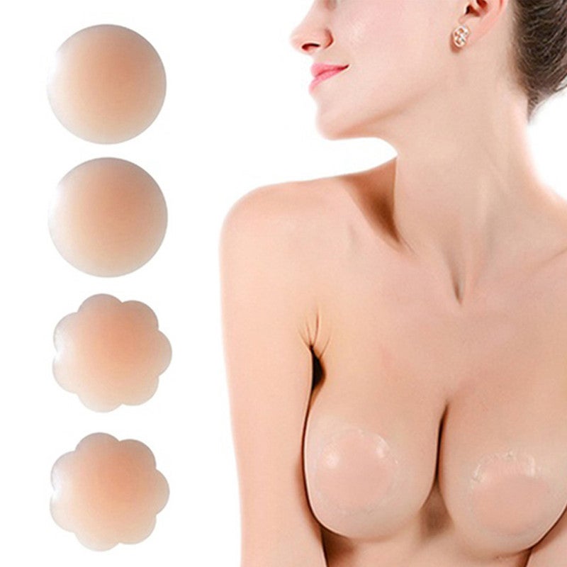 3 Pairs Reusable Nipple Covers Silicone Bra Breast Lift Tape Pasties Instant