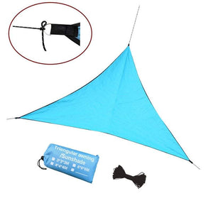 Triangle Sun Shade Sail Lightweight Cover Shelter Waterproof Outdoor Tent 300 X Cm